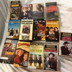 Classic Western Movie VHS Collection